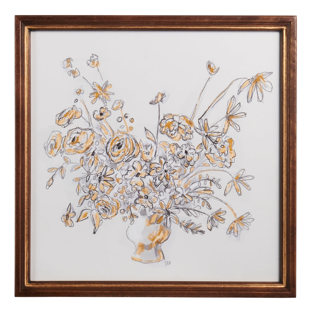 18" Still Life Bouquet Wall Art