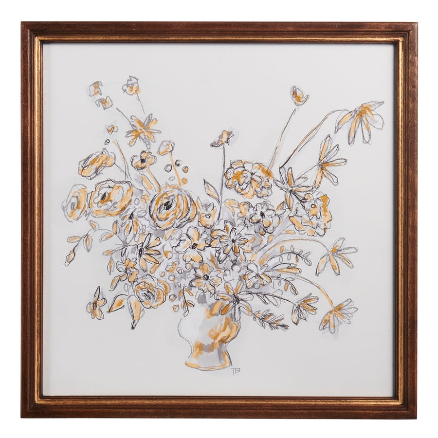 18" Still Life Bouquet Wall Art