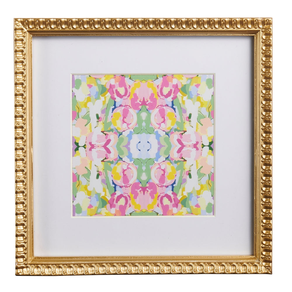 13.75" Blooming Motif Wall Art