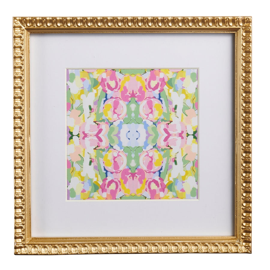 13.75" Blooming Motif Wall Art