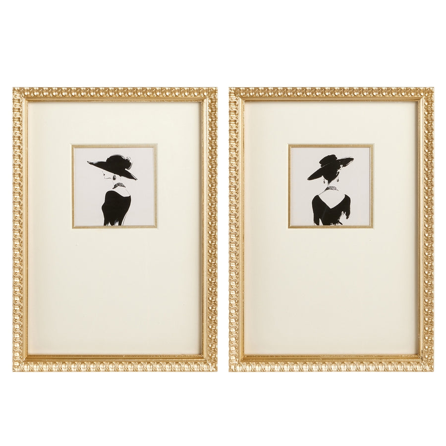 17.75" Shaded Beauty Wall Art