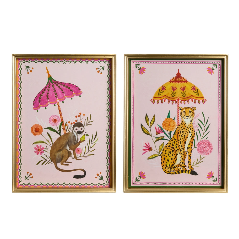 18" Chic Jungle Wall Art
