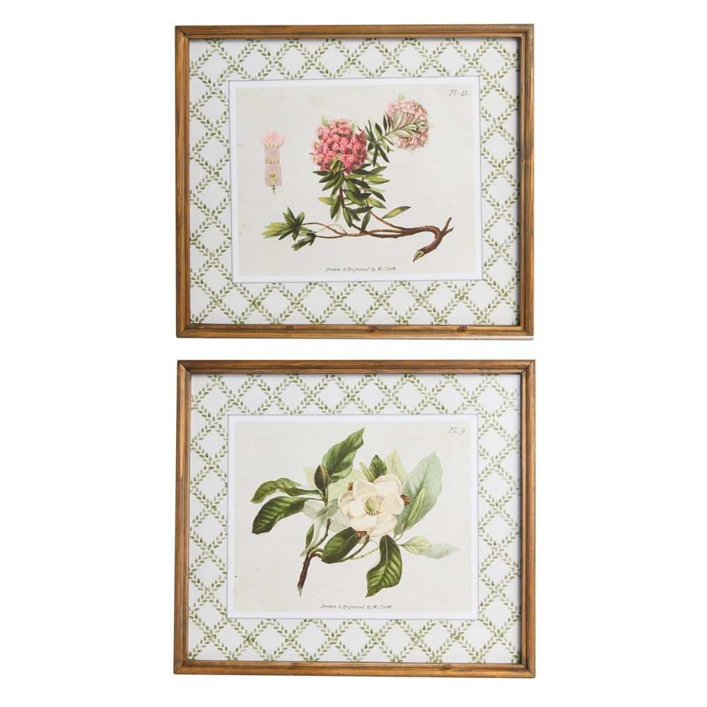 15.75" Assorted Flower Wall Art