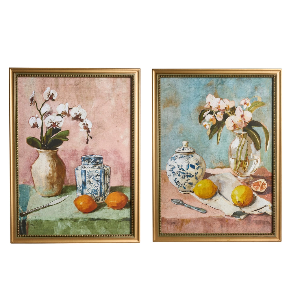 23.75" Lemon and Orange Wall Art