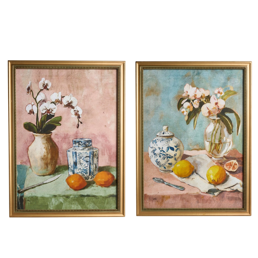 23.75" Lemon and Orange Wall Art