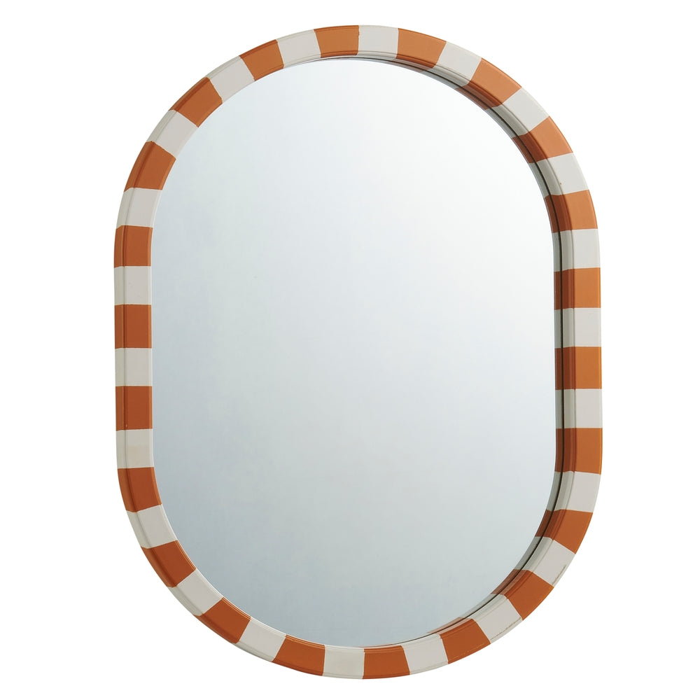 24.75" Yellow Striped Mirror
