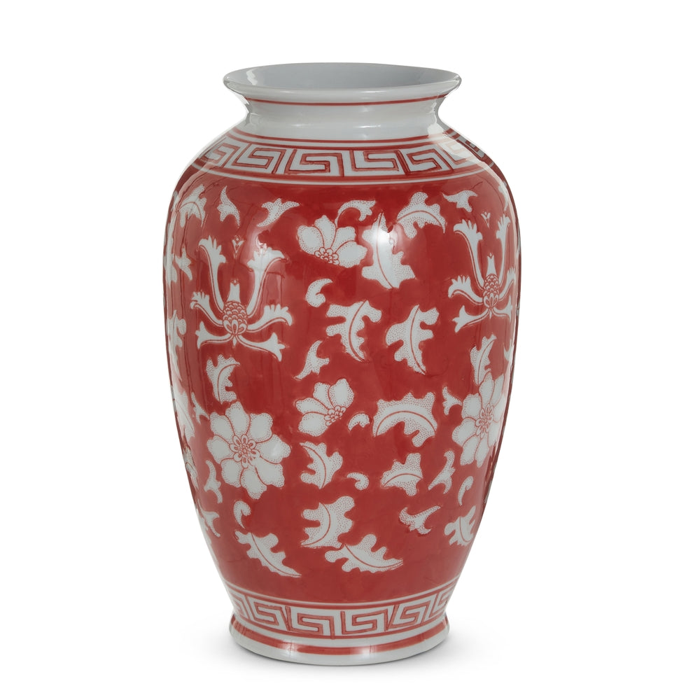 13.5" Carmine Red Vase