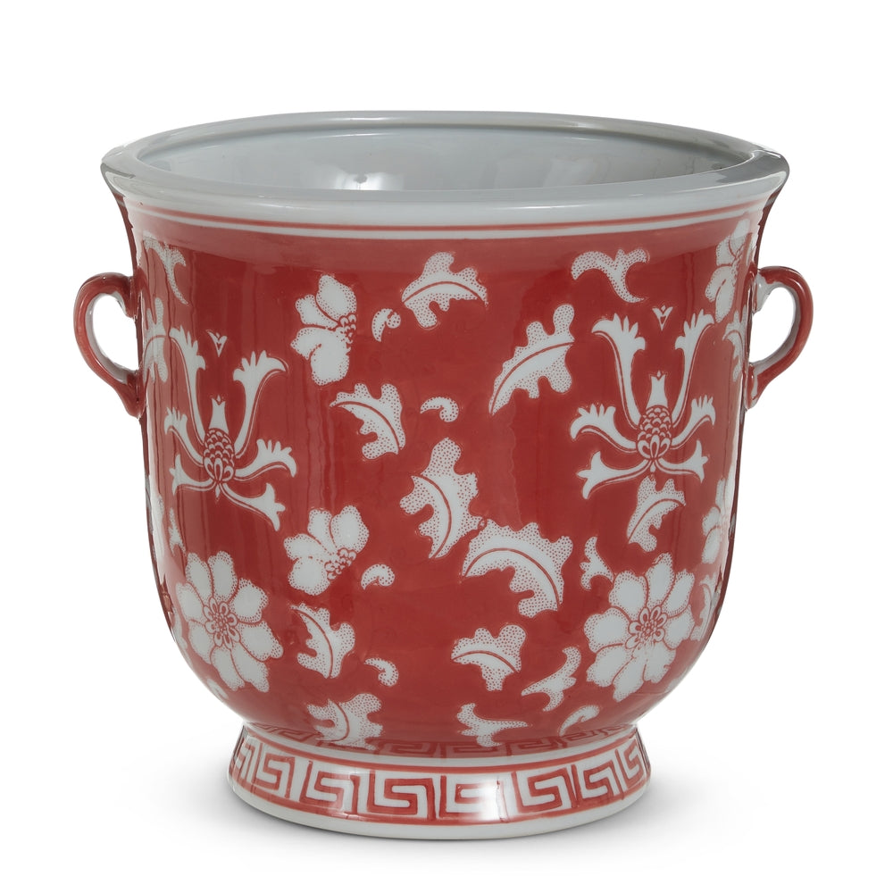 11" Carmine Red Cache Pot
