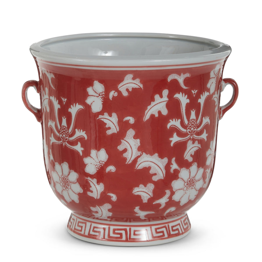 11" Carmine Red Cache Pot