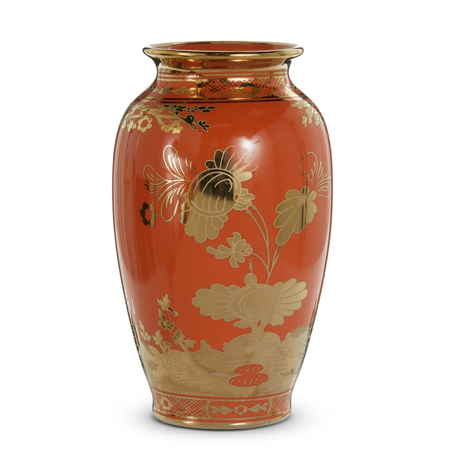 10" Orange Vase
