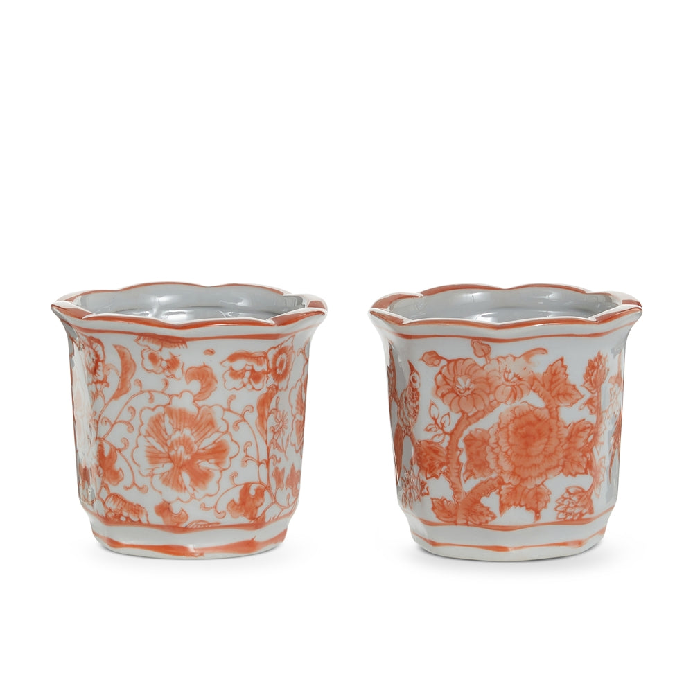 4" Orange Pots