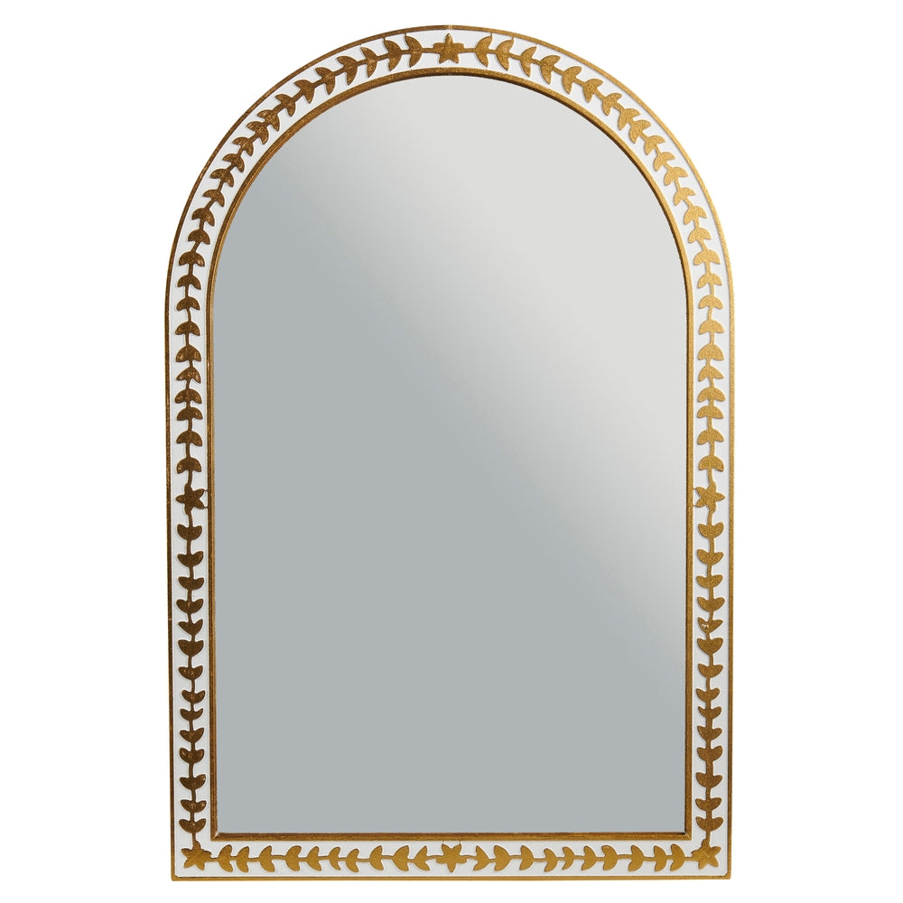 36.25" Carved Wood Mirror