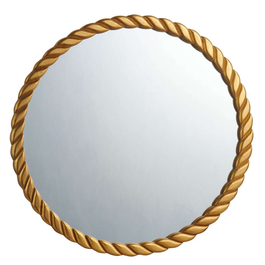 31" Twisted Round Mirror