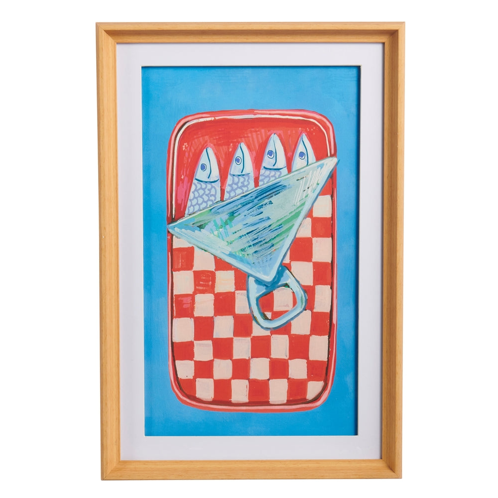 18" Dockside Tins Wall Art