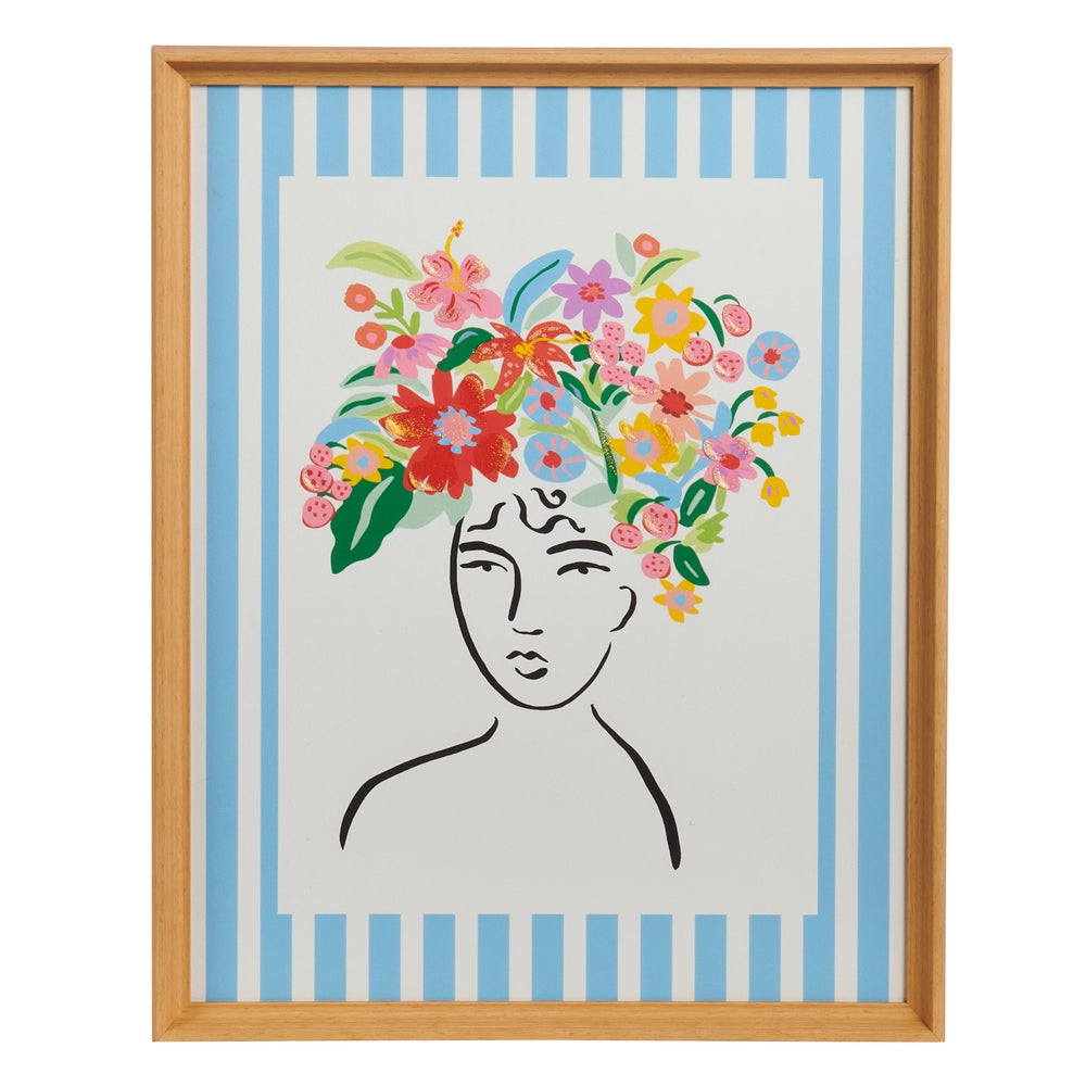 20" Tropic Headdress Wall Art