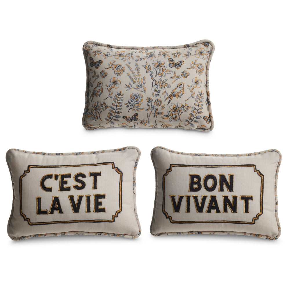 11" Life in France Pillow