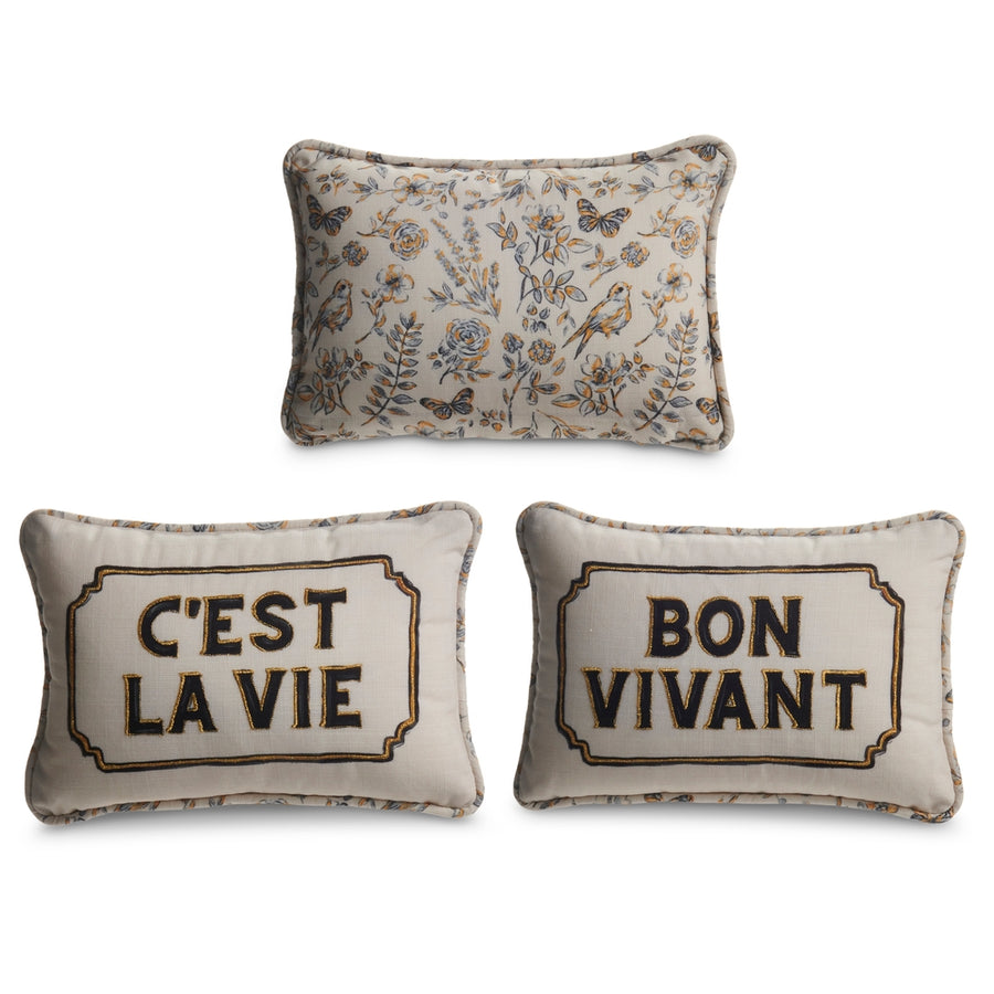 11" Life in France Pillow