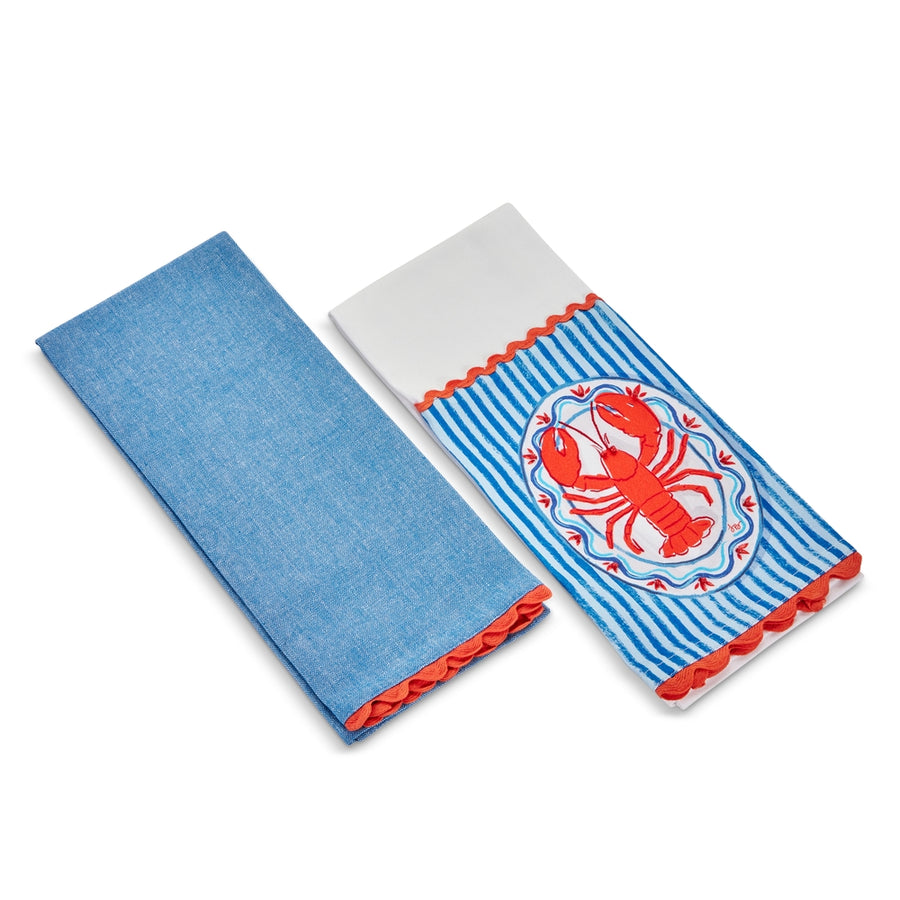 26.5" Costal Crest Tea Towels