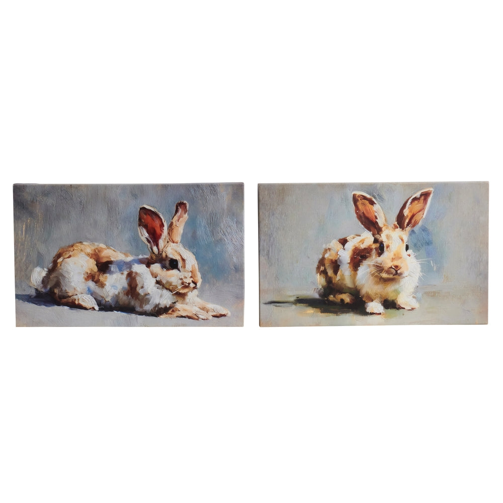 15.75" Gentle Hare Wall Art