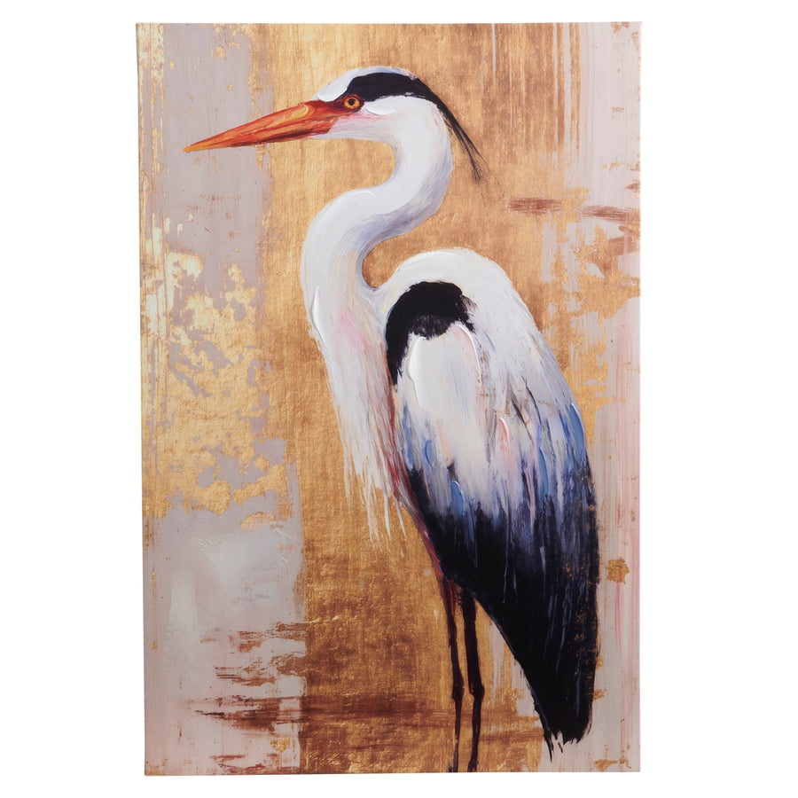 29.5" Marsh Sentinel Wall Art