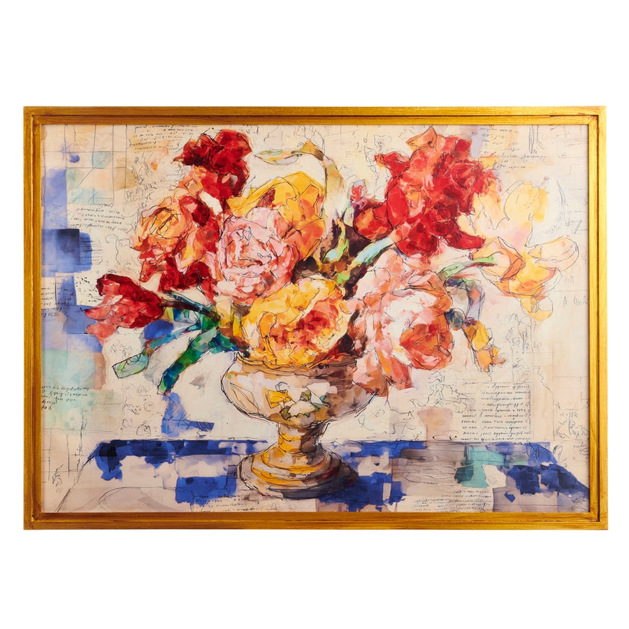 31.25" Vibrant Posies Wall art