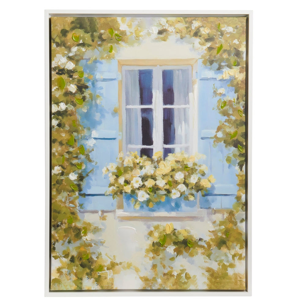 21.5" Window in Bloom Wall Art