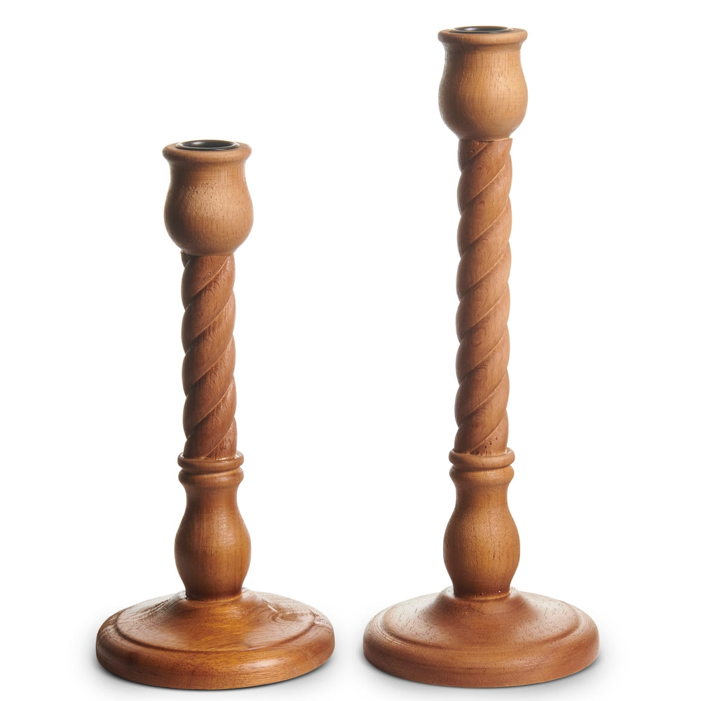 11" Twist Candlesticks