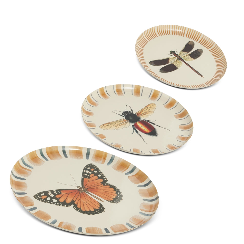 16" Winged Insect Decorative Plates