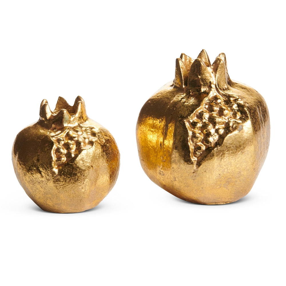 4" Gold Pomegranate Candle Holders