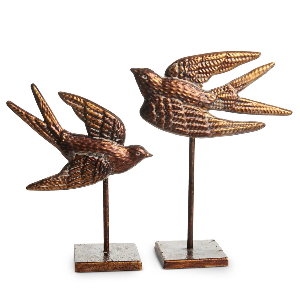 11.75" Antique Bird Candle Holder