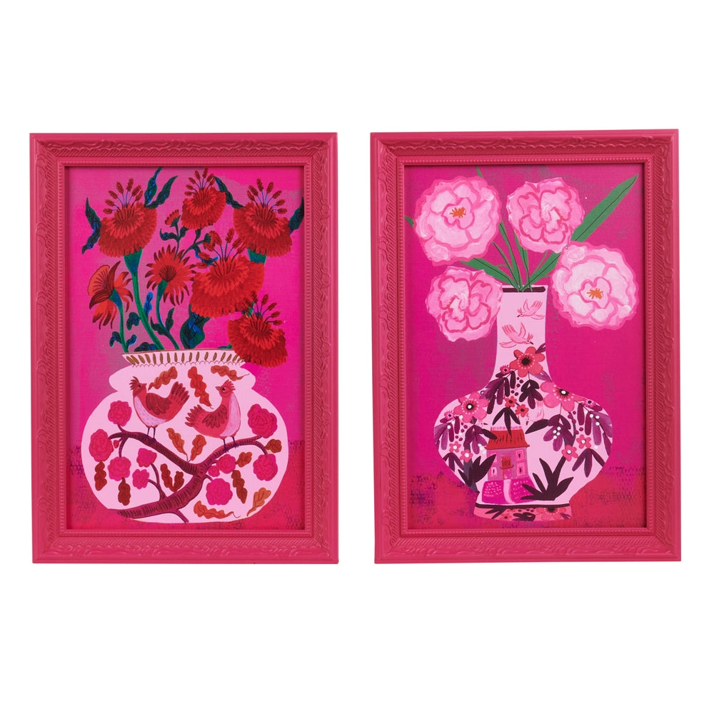 18" Rose Cottage Bouquet Wall Art