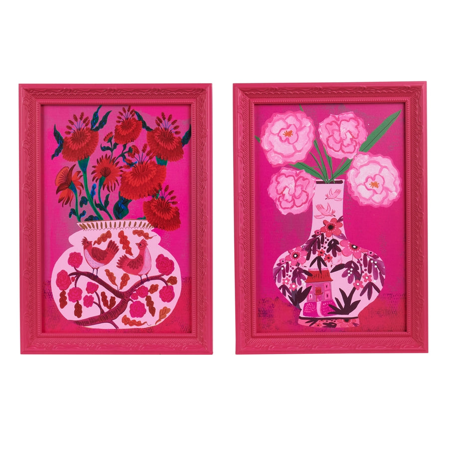 18" Rose Cottage Bouquet Wall Art