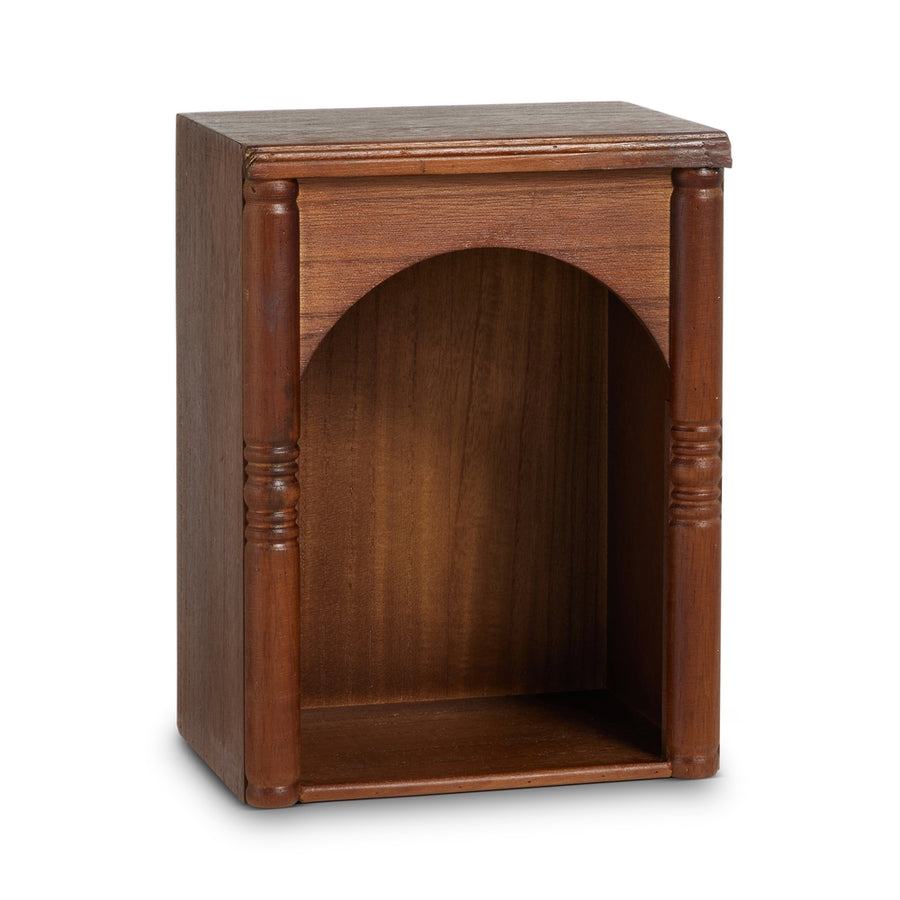 9.5" Brown Curio Box