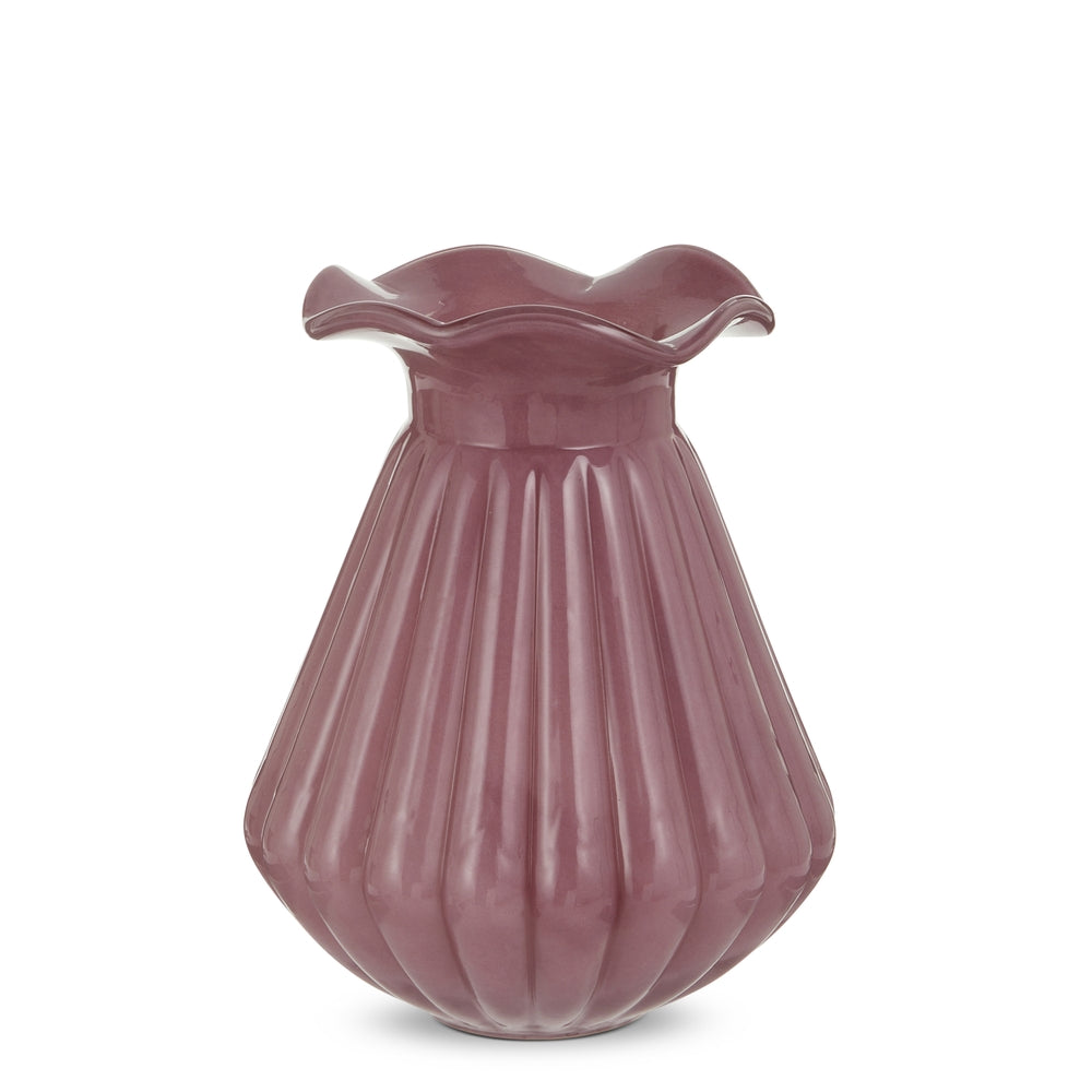 8.5" Purple Bottleneck Vase