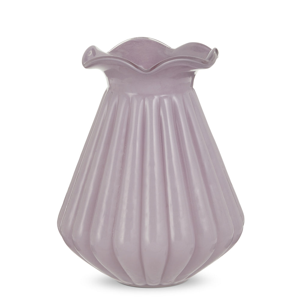 11" Light Purple Bottleneck Vase