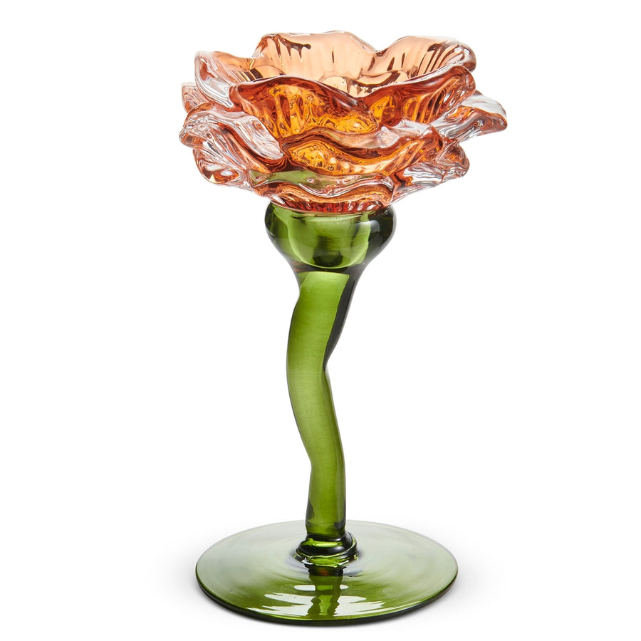 6.25" Wavy Bud Candle Holder