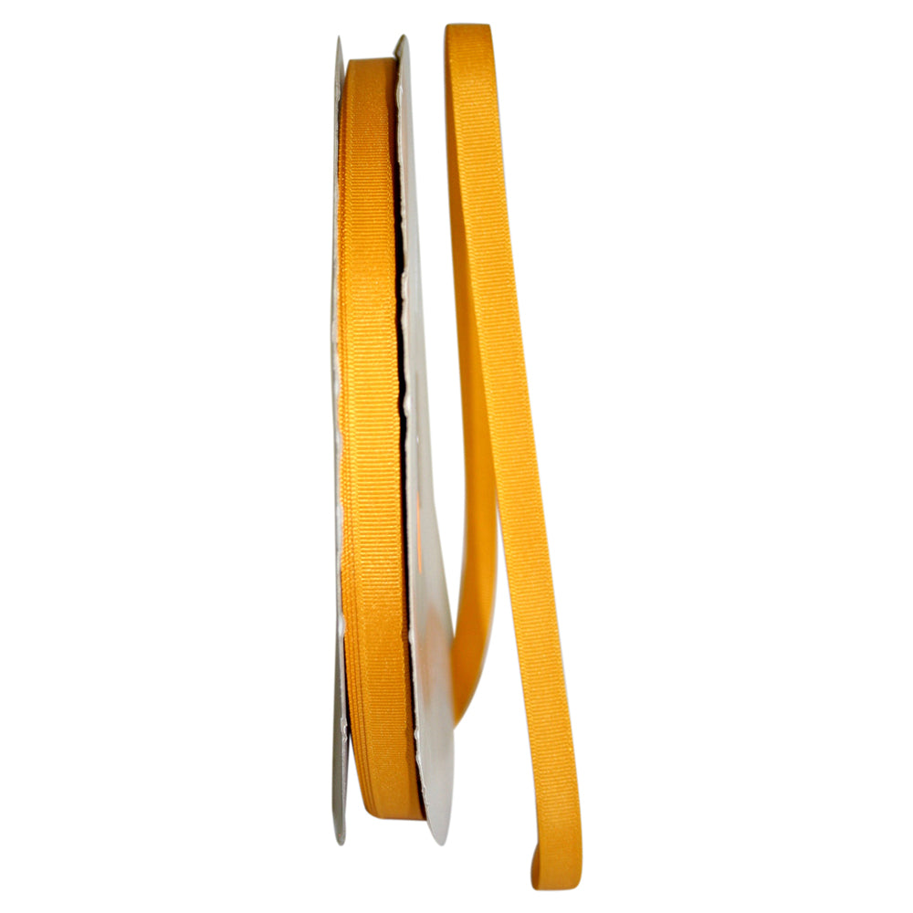 Gold 3 8 Inch Grosgrain Style Ribbon for Wreaths & Bows