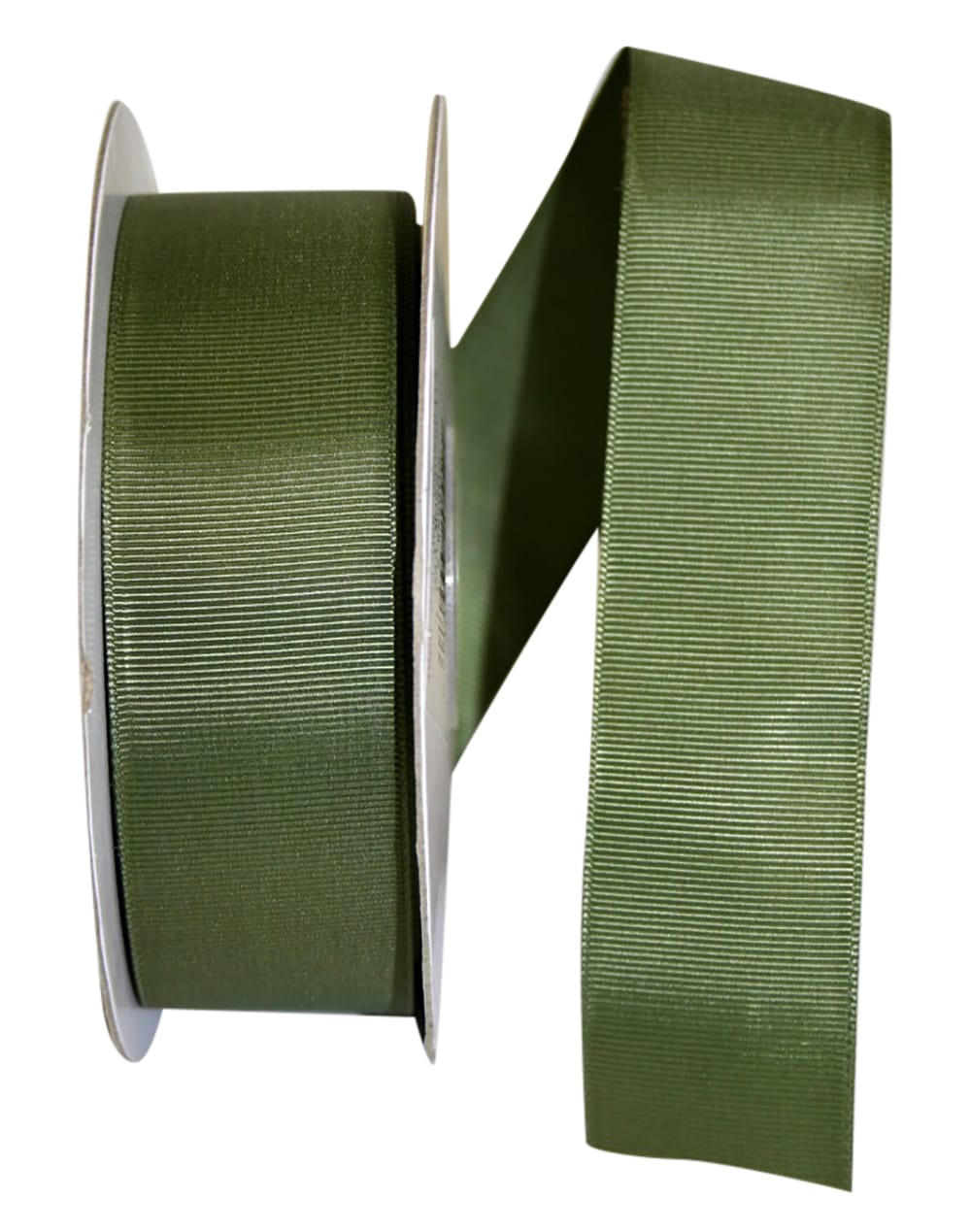 Moss 1-1 2 Inch Grosgrain Style Ribbon for Wreaths & Bows