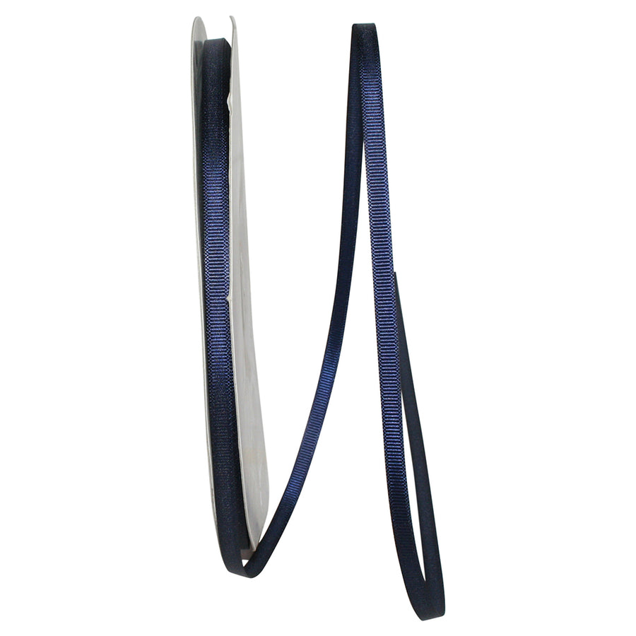 Navy 1 4 Inch Grosgrain Style Ribbon for Wreaths & Bows