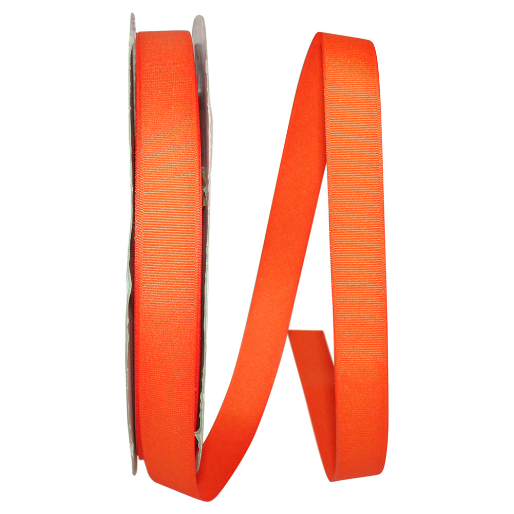 Orange 7 8 Inch Grosgrain Style Ribbon for Wreaths & Bows