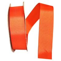 Orange 1-1 2 Inch Grosgrain Style Ribbon for Wreaths & Bows