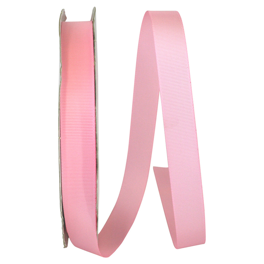 Pink 7 8 Inch Grosgrain Style Ribbon for Wreaths & Bows