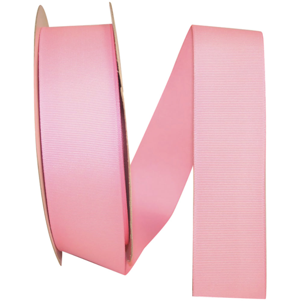 Pink 1-1 2 Inch Grosgrain Style Ribbon for Wreaths & Bows