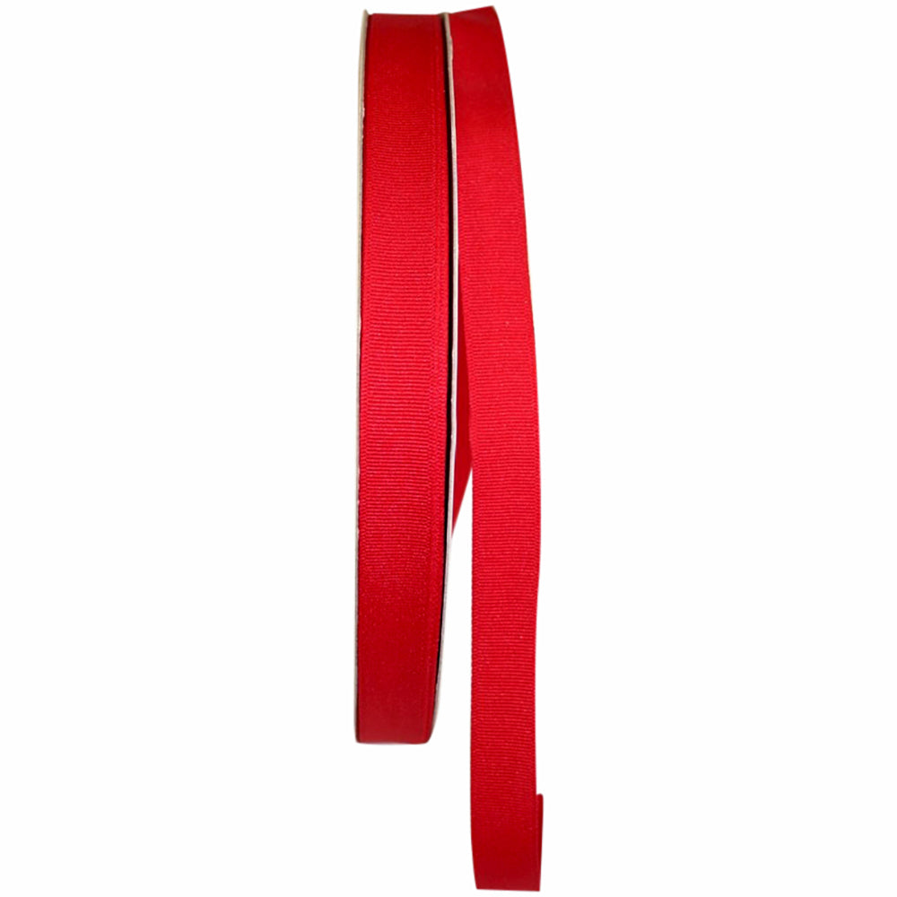 Red 7 8 Inch Grosgrain Style Ribbon for Wreaths & Bows