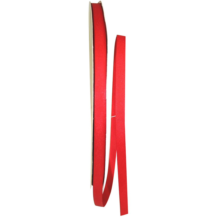 Red 3 8 Inch Grosgrain Style Ribbon for Wreaths & Bows