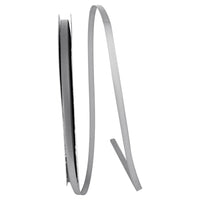Silver 1 4 Inch Grosgrain Style Ribbon for Wreaths & Bows