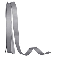 Silver 5 8 Inch Grosgrain Style Ribbon for Wreaths & Bows