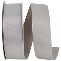 Silver 1-1 2 Inch Grosgrain Style Ribbon for Wreaths & Bows