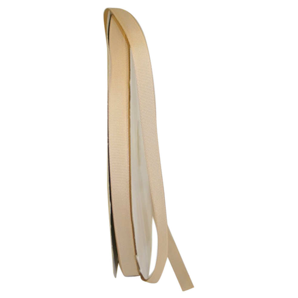 Tan 3 8 Inch Grosgrain Style Ribbon for Wreaths & Bows
