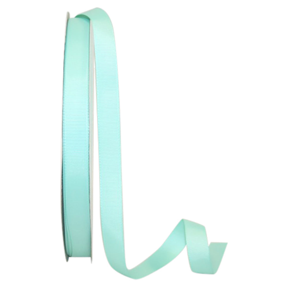 Aqua Grosgrain Ribbon 5/8 Inch for Wreaths and Bows